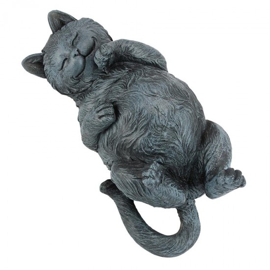 Design Toscano Playful Cat On Back Statue