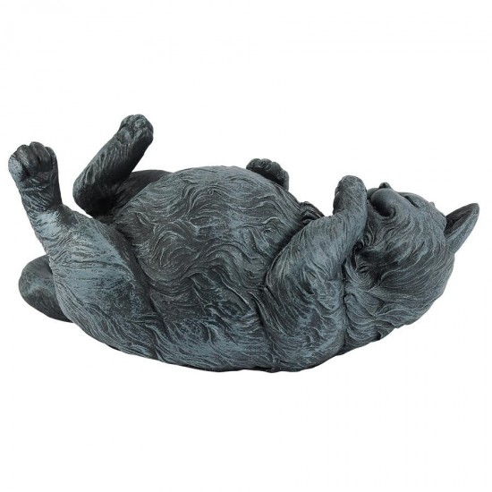 Design Toscano Playful Cat On Back Statue