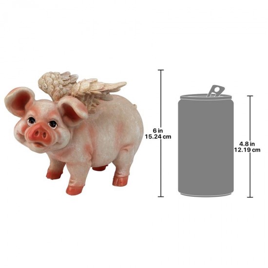 Design Toscano Flying Pig Statue Standing