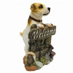 Design Toscano Jack Russell Dog Welcome Sign