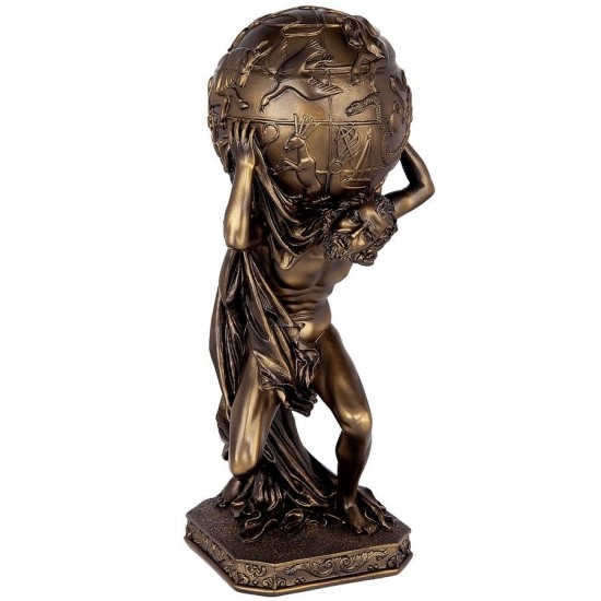 Design Toscano Atlas With Globe Statue