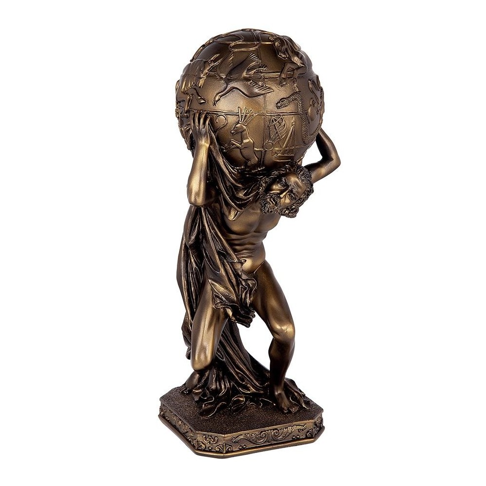 Design Toscano Atlas With Globe Statue