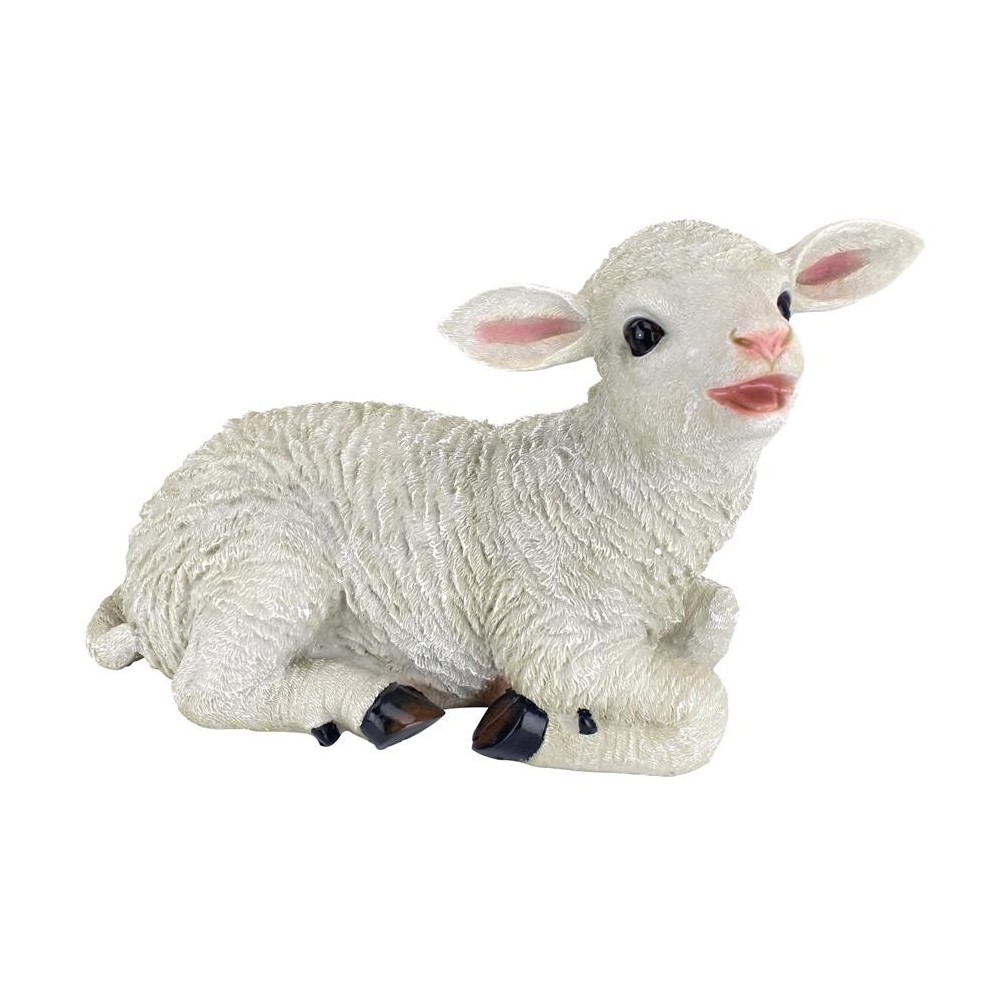 Design Toscano Sitting Yorkshire Lamb Design Toscano Sitting Yorkshire Lamb