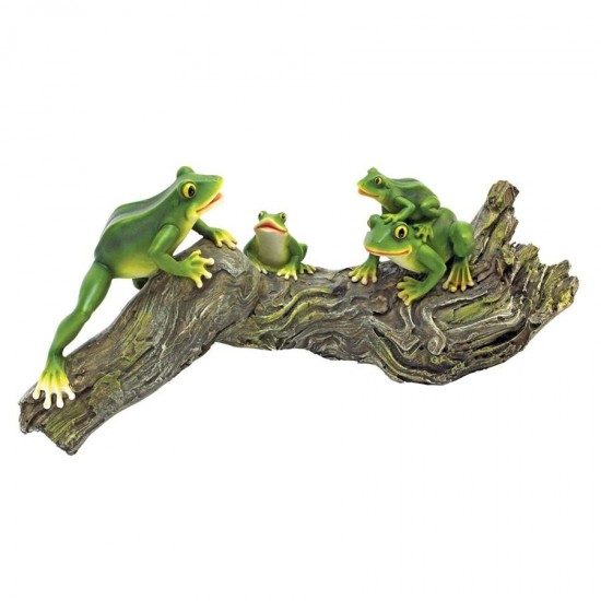 Design Toscano Froggy Business Garden Statue