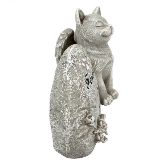 Design Toscano Forever In Our Hearts Cat Statue