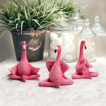 Design Toscano S/3 Yoga Flamingos