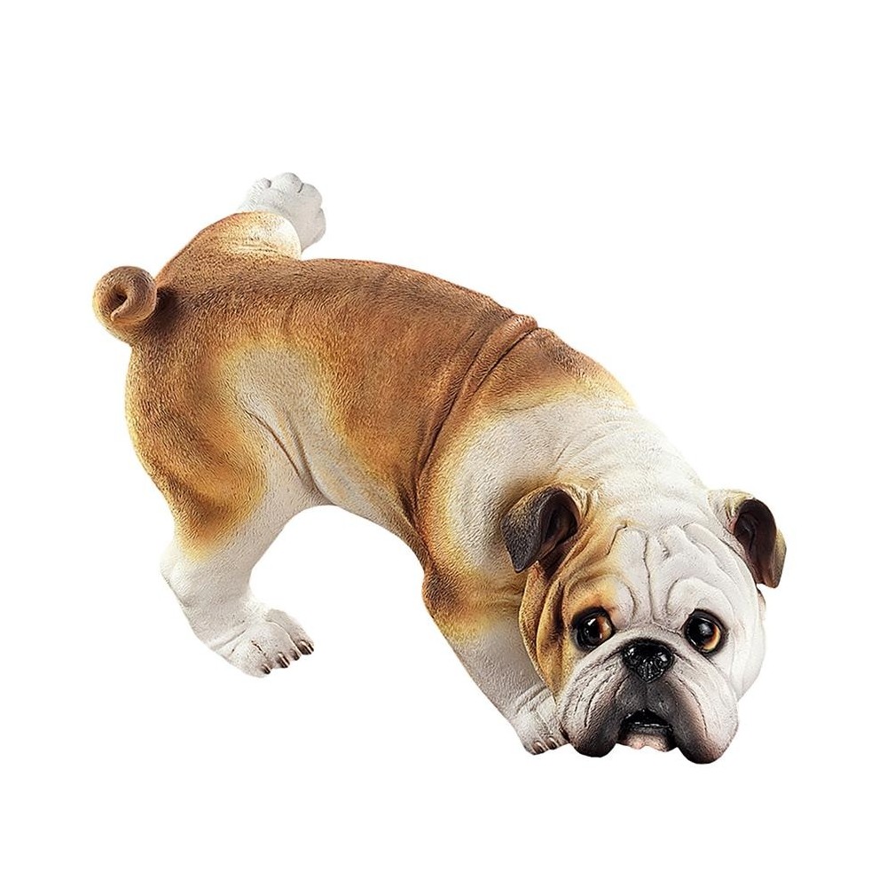 Design Toscano Good Dog Gone Bad Peeing English Bulldog