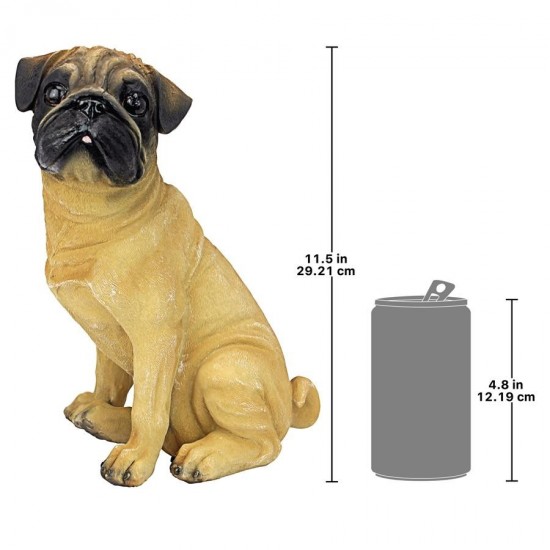 Design Toscano Wrinkles The Pug Dog Statue