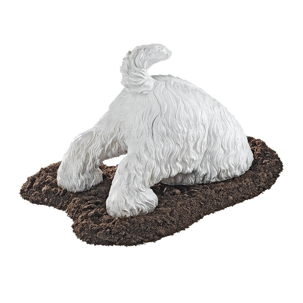 Design Toscano Highland Terrier Digging Dog Statue