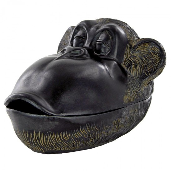 Design Toscano Monkey Trove Trinket Box