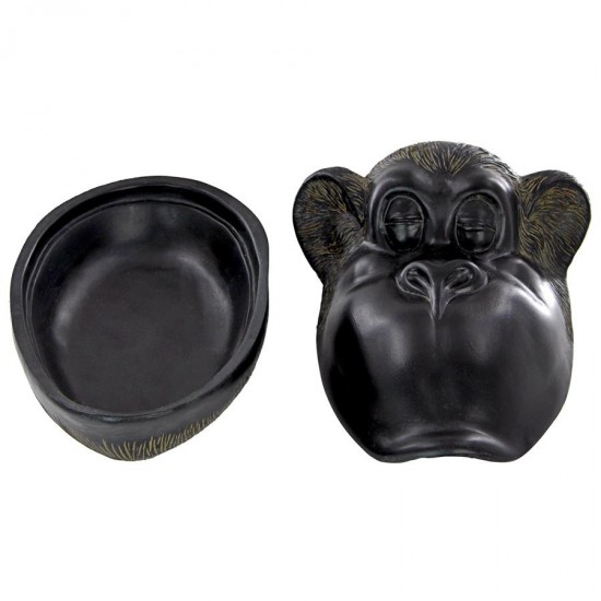 Design Toscano Monkey Trove Trinket Box