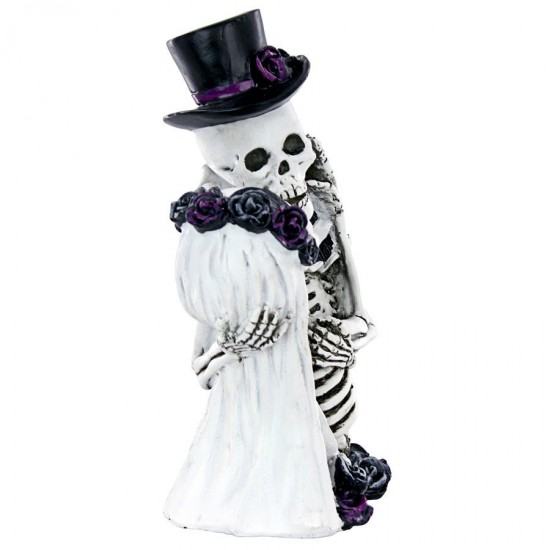 Design Toscano Kissing Bride And Groom Skeletons