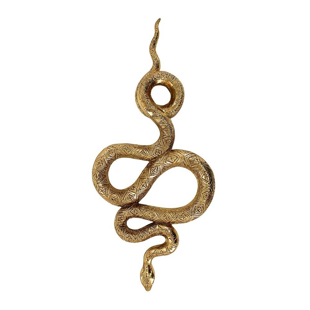 Design Toscano Gold Egyptian Snake Wall Sculpture