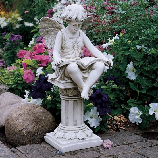 Design Toscano British Reading Fairy Statue