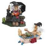 Design Toscano S/2 Bewitching Witch Statues