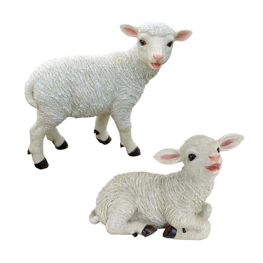 Design Toscano S/2 Yorkshire Lambs