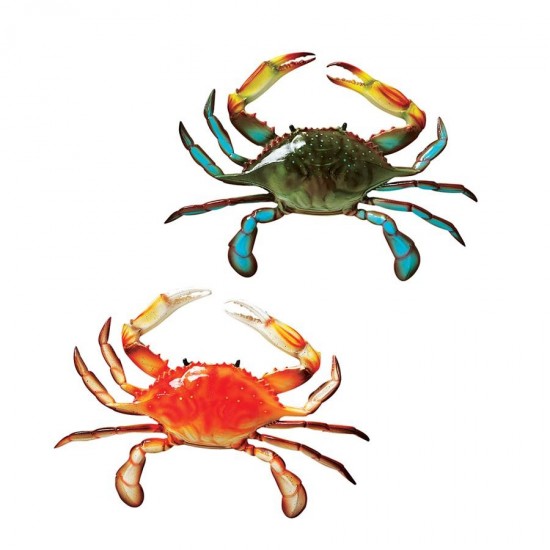 Design Toscano S/2 Tropical Crabs