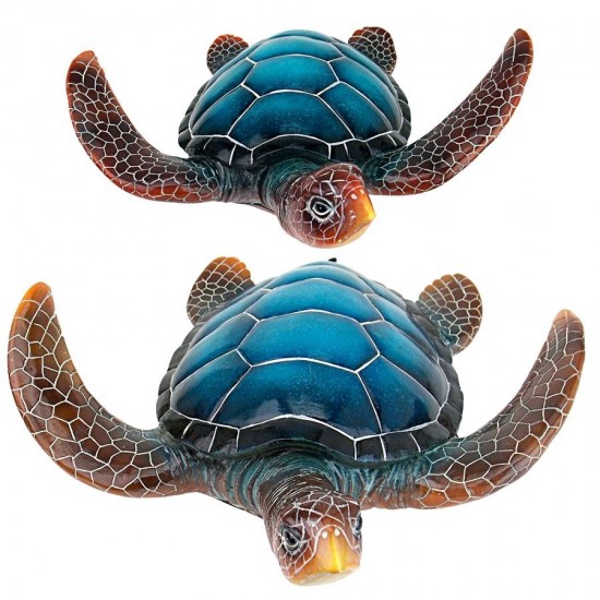 Design Toscano S/2 Blue Sea Turtle Statues