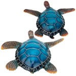 Design Toscano S/2 Blue Sea Turtle Statues