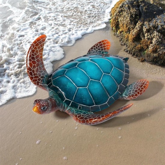 Design Toscano S/2 Blue Sea Turtle Statues