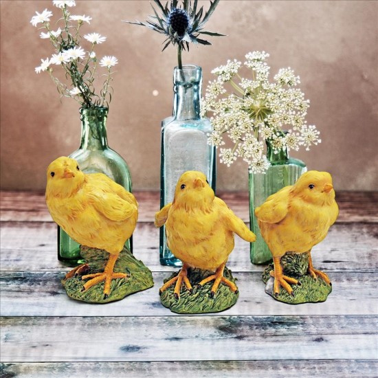 Design Toscano Hatching Chicks Baby Chicken Statues