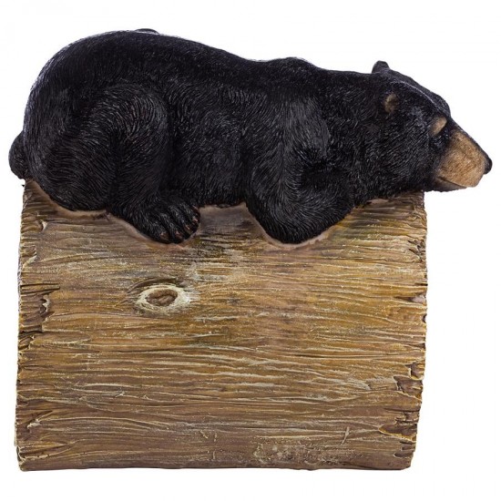 Design Toscano Black Bear Gutter Guardian Downspout