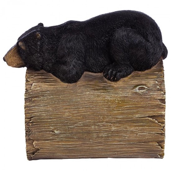 Design Toscano Black Bear Gutter Guardian Downspout