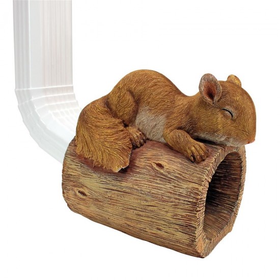 Design Toscano Jolly The Squirrel Gutter Guardian