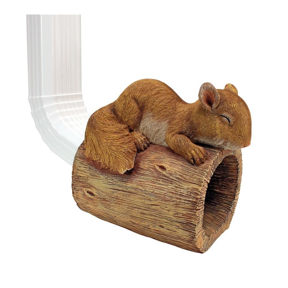 Design Toscano Jolly The Squirrel Gutter Guardian