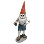 Design Toscano Oktoberfest Hans Skeleton Gnome Statue