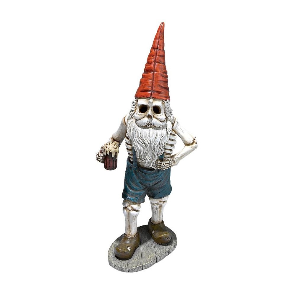 Design Toscano Oktoberfest Hans Skeleton Gnome Statue