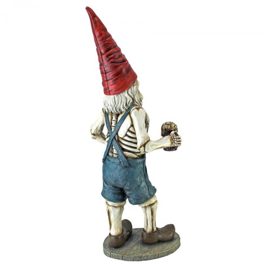 Design Toscano Oktoberfest Hans Skeleton Gnome Statue