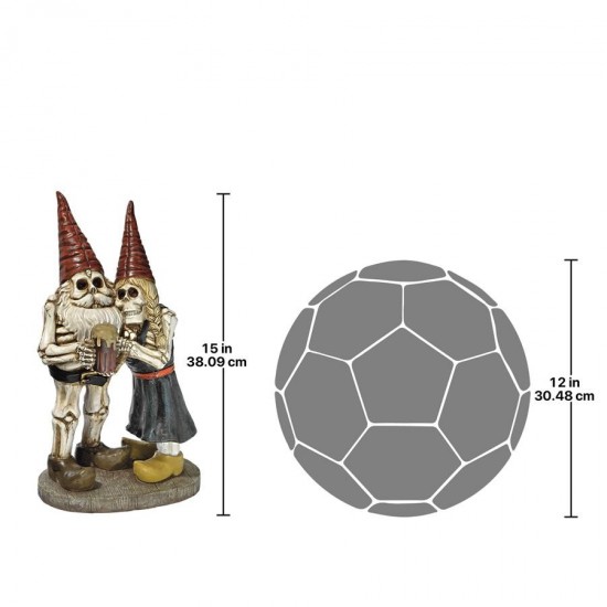 Design Toscano Bones And Brew Skeleton Gnomes Statue