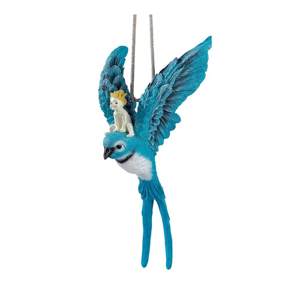 Design Toscano Thumbelina Fairy On Bird Hanging