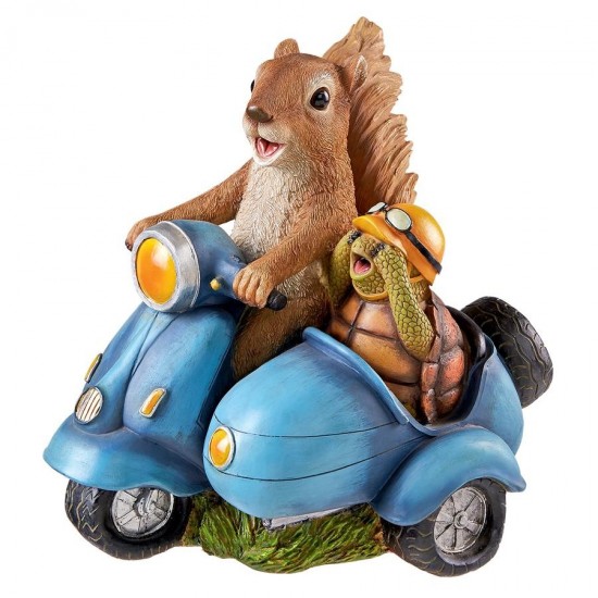 Design Toscano Born To Be Wild Squirrel On Motorcycle