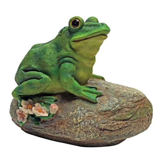 Design Toscano Thurston The Frog Garden Rock Statue