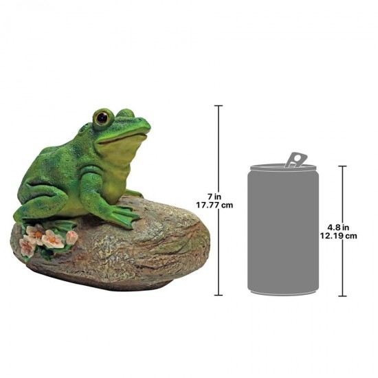 Design Toscano Thurston The Frog Garden Rock Statue