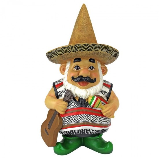 Design Toscano Pancho The Mariachi Garden Gnome Statue