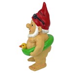 Design Toscano Pool Party Pete Naked Gnome Statue