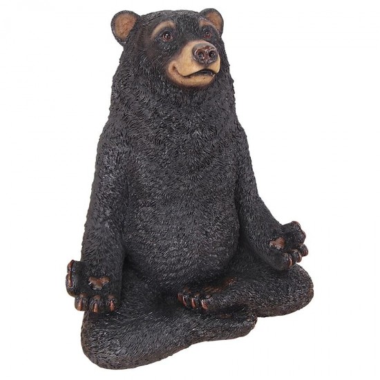 Design Toscano Being One With The Honey Zen Bear Statue