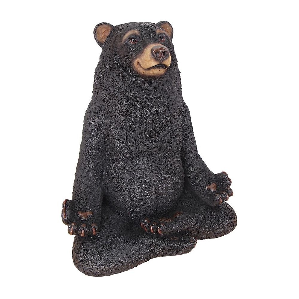 Design Toscano Being One With The Honey Zen Bear Statue Design Toscano Being One With The Honey Zen Bear Statue
