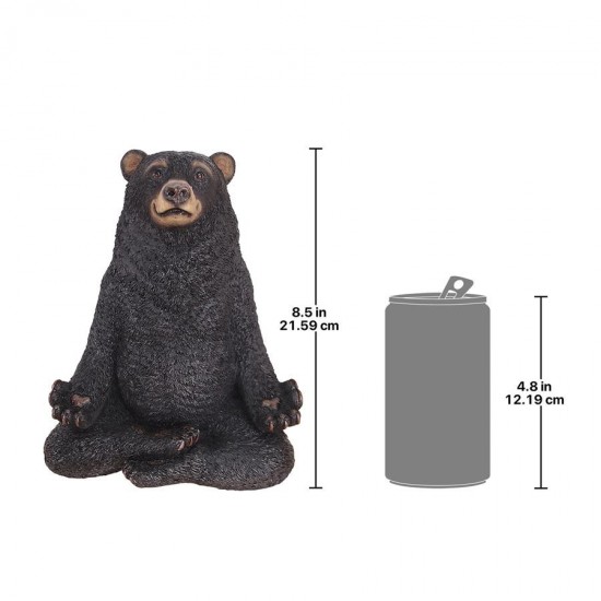 Design Toscano Being One With The Honey Zen Bear Statue