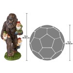 Design Toscano Schlepping Garden Gnomes Bigfoot Statue