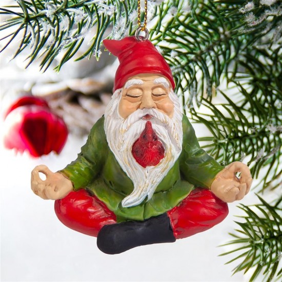 Design Toscano Zen Gnome Holiday Ornament