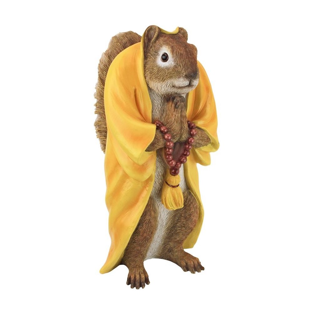 Design Toscano Sensei Monk Zen Garden Squirrel Statue