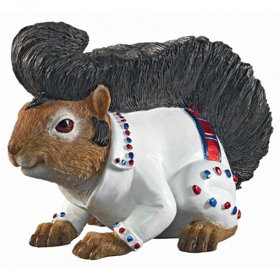 Design Toscano Elmer The Rock And Roll Squirrel Statue