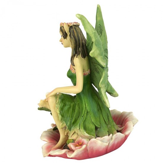 Design Toscano Green Fairy Of Acorn Hollow Statue