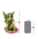 Design Toscano Green Fairy Of Acorn Hollow Statue