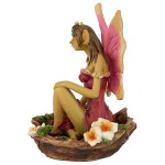 Design Toscano Red Fairy Of Acorn Hollow Statue