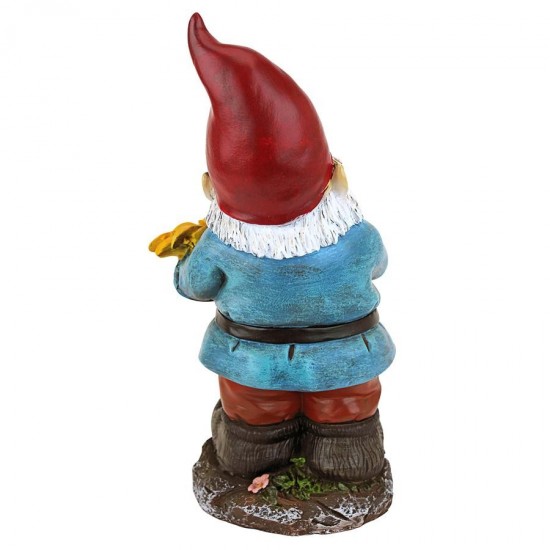 Design Toscano Sunflower Sammy Gnome Statue